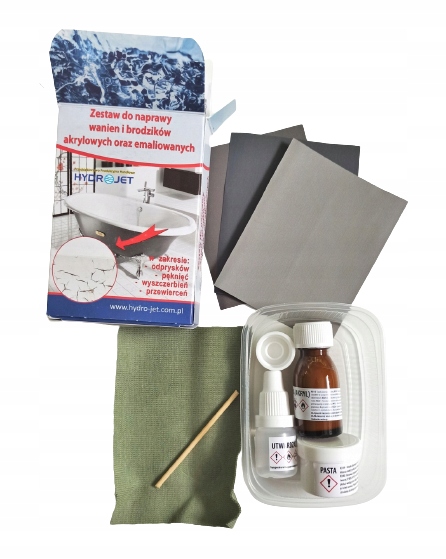 Akrylátová vaňa Hydro-Jet DIY kit urob si sám 14 x 9 cm